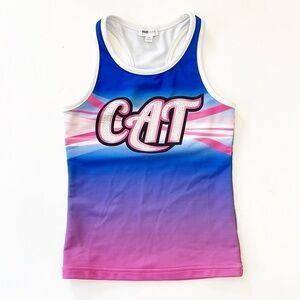 Rebel Athletic CAT cheerleading racerback tank top